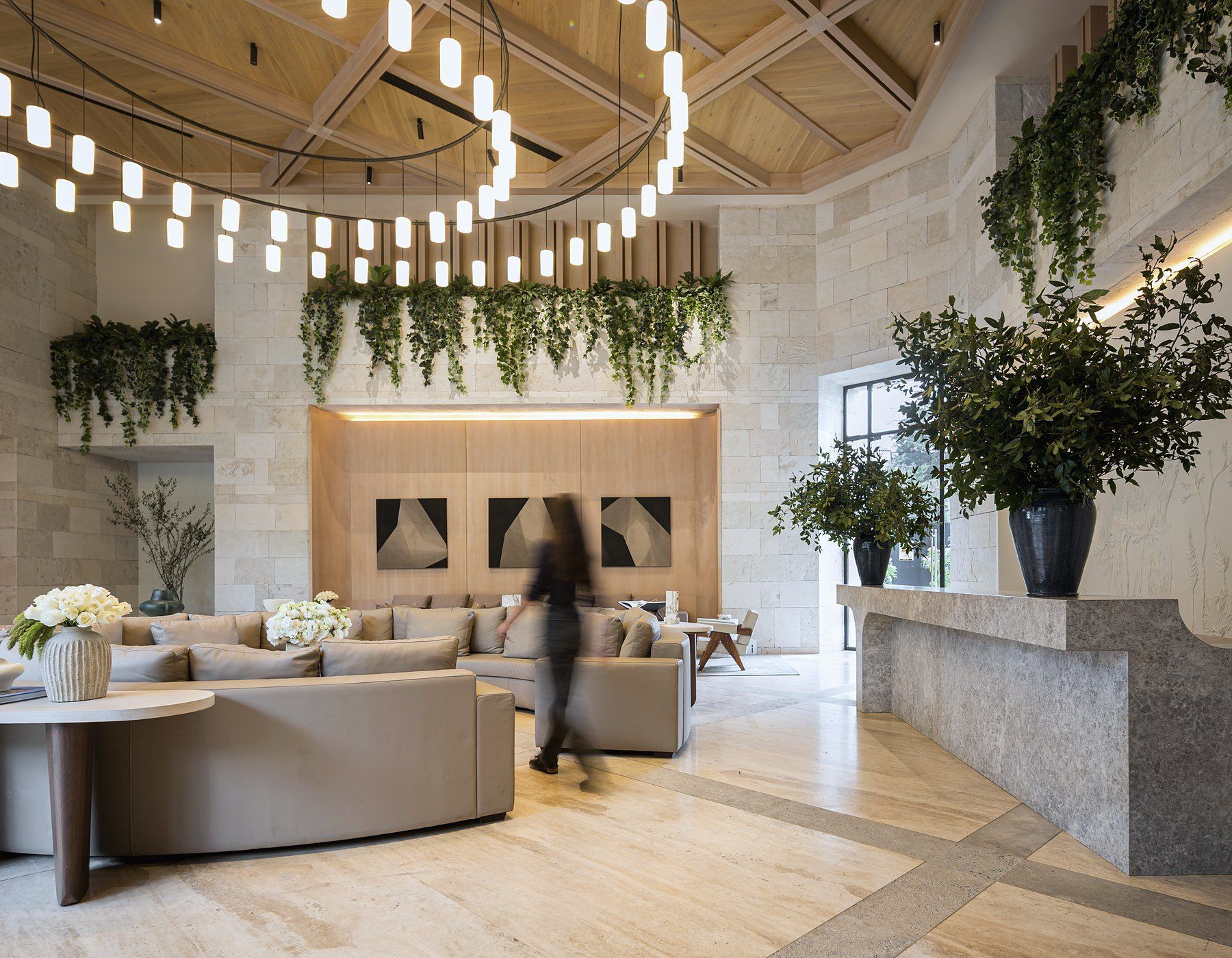 Lobby de doble altura